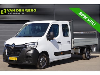 Renault Master T35 2.3 dCi L3 OPEN LAADBAK, 150PK, DC-7P, AIRCO, TREKHAAK, DUBBELE CABINE, PICK-UP, OPENLAADBAK, PICKUP