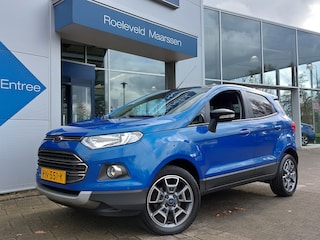 Ford Ecosport 1.0 EcoBoost 125pk Titanium S | 1ste Eigenaar | Navi | Sony Sound | Clima | Cruise | Pdc+Camera | Bluetooth Carkit+Streaming | Keyless Entry | Licht+Regensensor | Mistlampen | 17'' | Trekhaak