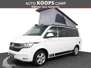 Volkswagen Transporter 6.1 Buscamper 2.0TDI 150Pk Aut/ DSG-7 Inbouw nieuw California-look | 4-Pers | Slaap-hefdak |NWST