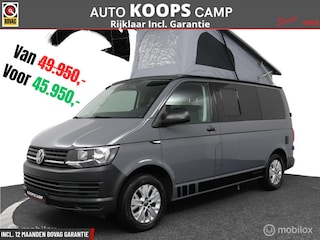 Volkswagen Transporter Buscamper 2.0TDi 102Pk Euro-6 Inbouw nieuw California- look | 4-slaapplaatsen | Slaaphefdak | NIEUWSTAAT