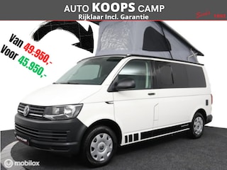 Volkswagen Transporter Buscamper 2.0TDi 102Pk Euro-6 Inbouw nieuw California-look 4-slaapplaatsen | Slaaphefdak | NIEUWSTAAT