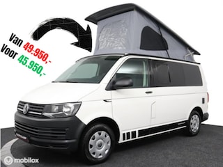 Volkswagen Transporter Buscamper 2.0TDi 102Pk Euro-6 Inbouw nieuw California-look 4-slaapplaatsen | Slaaphefdak | NIEUWSTAAT