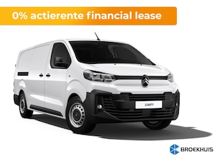 Citroën Jumpy 1.5 BlueHDI 120 S&S L2 Prijs excl. BTW, BPM en kosten rijklaarmaken. Dit voertuig valt onder de ondernemersregeling, waardoor BPM-vrijstelling mogelijk is.| Achteruitrijcamera | Airco | Cruise control| Achteruitrijcamera | Airco | Cruise control