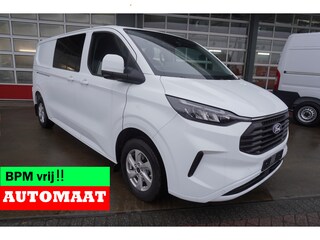 Ford Transit Custom 320L 2.0 TDCI 170PK L2H1 Limited DubbelCabine Automaat Schuifdeur L/R Nr. V093 | Airco | Adap.Cruise | Navi | 360 Camera