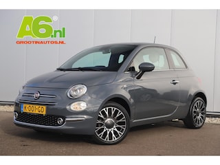 Fiat 500 1.0 Hybrid Star Panoramadak Half Leder Navigatie Clima Carplay 16 inch LMV Parkeersensor Bluetooth