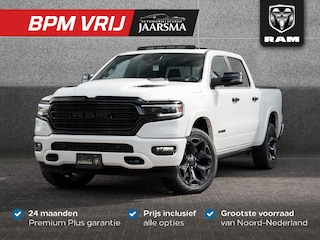 Dodge Ram 1500 5.7 V8 4x4 Crew Cab Limited Night |Digitaal Dashboard | Luchtvering| Head-Up Display | Rijklaarprijs STOCK Clearance! Gratis LPG en Cover