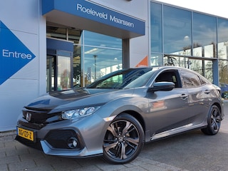 Honda Civic 1.0 i-VTEC 126pk Automaat Elegance | Navi | Apple Carplay+Android Auto | Clima | Adap.Cruise | Pdc V+A+Camera | Rijstrook+Licht+Regensensor | Mistlampen | Privacy Glass | 17''lm