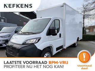 Peugeot Boxer L3 3.5t Zwaar 180 pk | Achteruitrijcamera | Parkeersensoren Achter | Airco | Cruise Control | DAB Ontvanger | 2 Zitplaatsen Rechtsvoor | Reservewiel | Buitenspiegels Elektrisch Verstel -en Verwarmbaar |