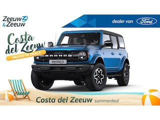 Ford Bronco 2.7 Outer Banks | Adaptive cruisecontrol | BLIS | Full Led | 360Camera | B&O Audio | El. verstel en verwarmbare voorstoelen | All-season banden| Nieuw te bestellen! |