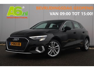 Audi A3 Sportback 30 TFSI Advanced edition Automaat Leder Sportstoelen Stoelverwarming Virtual Navigatie Clima Cruise 17 inch LMV Full LED Lane Assist