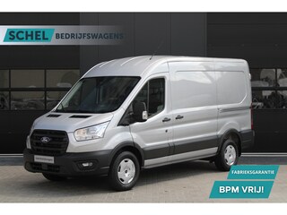 Ford Transit 350 2.0 TDCI L2H2 Trend 165pk - Facelift - 2x Schuifdeur - Adaptive Cruise - Navigatie - Blind Spot - 360 Camera - Stoel - Stuurverwarming - Rijklaar