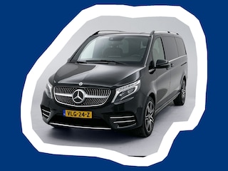 Mercedes-Benz V 300d L2 Avantgarde AMG 360° Camera Distronic 10" Mbux Trekhaak Elektrische schuifdeuren Leder Enkele cabine Lang Burmester