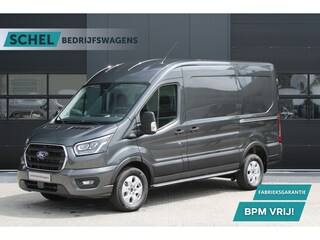 Ford Transit 350 2.0 TDCI L2H2 Limited 165pk - 2x Schuifdeur - Adaptive Cruise - Xenon - Navi - Blind Spot - 360 camera - Rijklaar