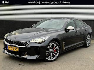 Kia Stinger 3.3 V6 T-GDI AWD GT 370 PK, Schuif/kanteldak, Lederen bekleding, 360" Camera, BTW-auto, Onderhoudshistorie! Stoelkoeling & Verwarming, Stuurwiel verwarmd, Dodehoekdetectie