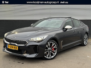 Kia Stinger 3.3 V6 T-GDI AWD GT 370 PK, Schuif/kanteldak, Lederen bekleding, 360" Camera, BTW-auto, Onderhoudshistorie! Stoelkoeling & Verwarming, Stuurwiel verwarmd, Dodehoekdetectie