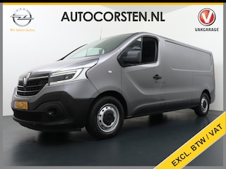 Renault Trafic 2.0dCi 146pk AUT-6L2H1 Camera Trekhaak Pdc Airco Cruise Control Elektr.Spiegels+Verwarmd DAB Bluetooth Led Betonplex vloer Lat om Lat SchuifdeurComfort T29 Zeer nette Traffic III  Nieuwe model 1e Eigenaar Euro 6d t