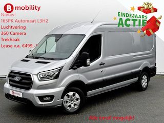 Ford Transit 350 2.0 TDCI 165PK L3H2 Limited Nieuw Type Automaat Luchtvering | UNIEK* | Trekhaak 2.800kg | Rondomzicht Camera | Apple CarPlay