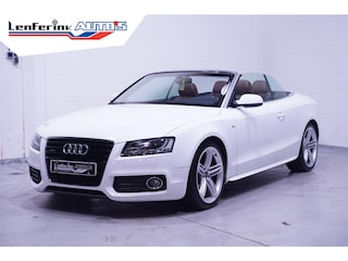 Audi A5 Cabriolet 3.0 TDI V6 240 pk Quattro Aut. S-Line Cognac Leder Navi, Camera, Sportstoelen, Xenon