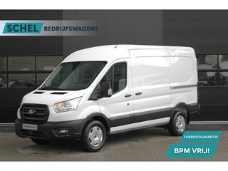 Ford Transit 350 2.0 TDCI L2H2 Trend 130pk - Facelift - 2x Schuifdeur - Adaptive Cruise - Navigatie - Blind Spot - 360 Camera - Stoel - Stuurverwarming - Rijklaar