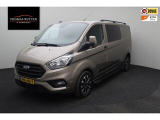 Ford Transit Custom 320 2.0 TDCI L2H1 Limited DC Dubbel Cabine 2020 1e eigenaar | Navigatie | Carplay | Cruise control | Airco | Trekhaak | Bluetooth | PDC | Lichtmetaal | Voorruitverwarming | Stoelverwarming |