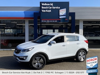 Kia Sportage 2.0 Super Pack / Automaat / 166 PK / Stoelverwarming V+A / Stuurverwarming / Cruise-Control / Climate-Control / Trekhaak / Keyless / Radio-Bluetooth / Xenon / Half-Leder / PDC V+A met Camera / 18'' LMV / ENZ.