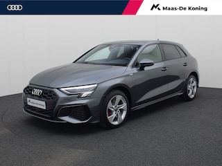 Audi A3 Sportback 45 TFSIe 180kW/245PK S Line · Camera+Parkeersensoren · Zwart optiek · LED · Privacyglass