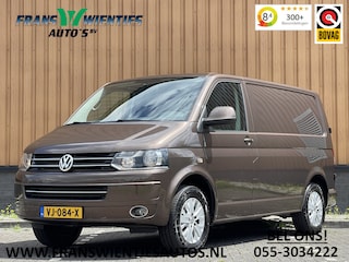 Volkswagen Transporter 2.0 TDI L1H1 BM DC Comfortline | Marge | 1e eigenaar | Cruise Control | Trekhaak | Parkeersensoren Achter | Airconditioning | Navigatie | Stop&Go | Betonplex | Wandbetimmering |