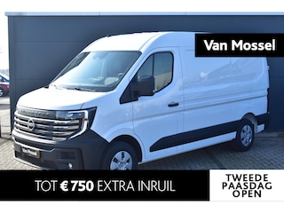 Nissan Interstar -e L2H2 Limited 87 kWh 140PK | Parkeersensoren + Achteruitrijcamera | Stoelverwarming | Trekhaak | Apple CarPlay & Android Auto | Nu te ervaren bij Van Mossel Nissan Tiel!