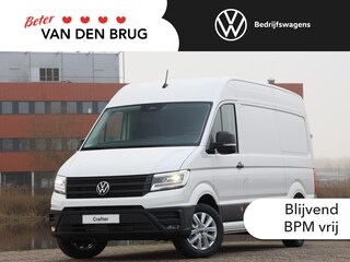 Volkswagen Crafter Bedrijfswagens 2.0 TDI L3H3 140PK Automaat Exclusive | 3,99% FL Actie | Nieuw model | ACC | Digital cockpit | LED | Trekhaak | Alarm | 17" Lmv |