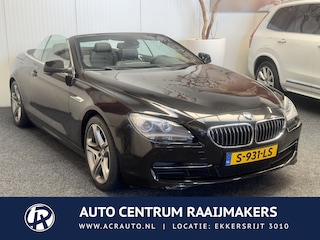 BMW 6-serie Cabrio 640i High Executive SPORTSTOELEN LEDER NAVIGATIE STOELKOELING STOELVERWARMING HEAD-UP DISPLAY NACHTZICHT ASSISTENT ZEER MOOI !! 1001