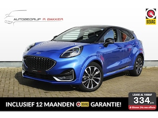Ford Puma 1.0 EcoBoost Hybrid ST-Line Vignale // 12-2021 - Handgeschakeld! - Winter Pack - Zwart dak - B&O - Camera - Leder - Massagestoelen - CarPlay & Android Auto