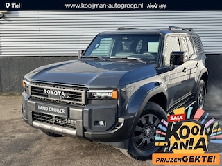 Toyota Land Cruiser 2.8 D-4D Blind Van Navigator Grijs kenteken Nieuw Model, Geen BPM, Navigatie, 360" Camera, Lederen bekleding, Dodehoekdetectie,