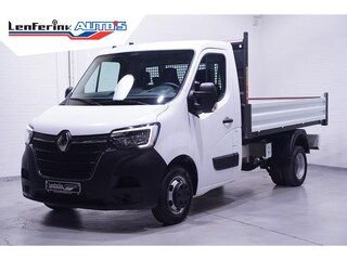 Renault Master 2.3 DCi 130 pk Dubbel Lucht Kipper, Trekhaak 3.500 kg Airco, LxBxH 320x203x40 cm, 3-Zits