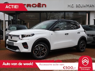 Citroën C3 EV 44kWh 113PK Automaat Max, Rijklaarprijs | Navigatie | Camera | 17 inch Lichtmetalen wielen