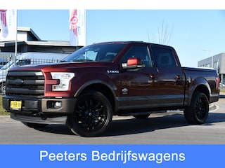 Ford F-150 USA 3.5 V6 King Ranch Ecoboost SuperCrew Camera, Cruise, Carplay, 370PK, Automaat, Leder, Stoelverwarming, Navi, Uniek!