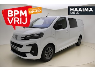 Peugeot Expert 2.0 BlueHDi S&S L3 DC 180 PK Automaat | Dubbele cabine | 15x UIT VOORRAAD LEVERBAAR | LEVERING 2024 | Climate Control | Stuurverwarming | Betimmering | Apple Carplay | Navigatie | Camera | LM Velgen