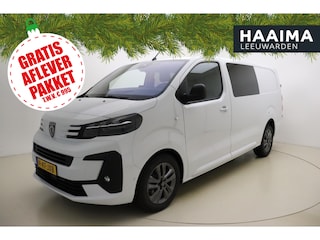 Peugeot Expert 2.0 BlueHDi S&S L3 DC 180 PK | Automaat | Dubbele cabine | UIT VOORRAAD LEVERBAAR | Airco | Stuurverwarming | Start/stop | Betimmering | Apple Carplay | Navigatie | Camera | Licht metalen velgen