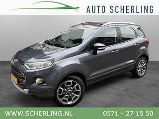 Ford Ecosport 1.0 125pk Titanium Navi, Leder, Camera, Trekhaak, 17” LMV