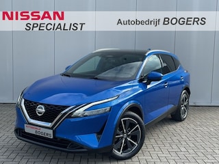 Nissan Qashqai 1.3 MHEV Tekna Automaat Navigatie, Panoramadak, Pro-Pilot, 360 Camera, 18"Lm, Trekhaak, Climate Control, Stoel/Stuurverwarming