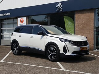 Peugeot 5008 GT 1.2-PT-130pk (VOL)AUTOMAAT/EAT8 Navigatie | Cruise & Climate control |Parkeerhulp v/a/camera |Dodehoekbewaking |Alcantara|Stoelverwarming|Bluetooth