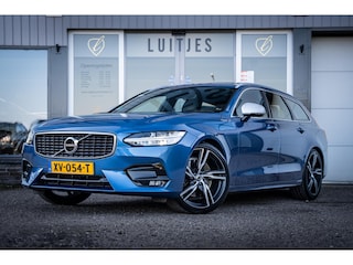 Volvo V90 2.0 T4 R-design I Pano-dak I Harman/Kardon I Trekhaak I Leder I Carplay I 20'' I NL-auto I Dealer-onderhouden