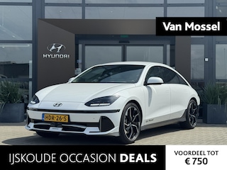 Hyundai Ioniq 6 Lounge 77.4 kWh | Airco | Cruise Control | Navigatie | Lederen bekleding | lichtmetalen velgen 20" | Stoelverwarming | Stuurverwarming |