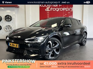 Kia EV6 GT-Line AWD 77.4 kWh + Trekhaak, BTW auto, 1e eigenaar, 1500KG trekgwicht!