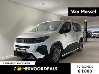 Peugeot Rifter EV Allure L1 50 kWh | Keyless Entry | Verwarmd stuur | 10'' multimedia scherm | Incl. All-season banden en Sidebars
