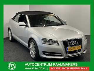 Audi A3 CABRIOLET 1.8 TFSI ATTRACTION PRO LINE BUSINESS NAVIGATIE CRUISE CONTROL BLUETOOTH TELEFOON MEDIA VOORBEREIDING ELEKTRISCHE KAP LICHTMETALEN VELGEN PDC ZEER MOOI !! Brgl
