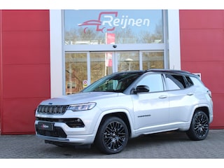 Jeep Compass 4xe 240PK Plug-in Hybrid S | NAVIGATIE 10,25 "TOUCHSCREEN | APPLE CARPLAY/ANDROID AUTO | ACHTERUITRIJ CAMERA | DAB+ RADIO | CLIMATE CONTROL | 19"GLOSS BLACK LICHTMETALEN VELGEN | ADAPTIVE / CRUISE CONTROL | DIGITAAL INSTRUMENTENPANEEL | LEDEREN BEKLEDING | ELEKTRISCH BEDIENBARE ACHTERKLEP | FULL LED KOPLAMPEN | LED MISTLAMPEN / BOCHTVERLICHTING | KEYLESS ENTRY & START | DRAADLOOS LADEN TELEFOON |  ELEKTRISCH BEDIENBARE BESTUURDERSSTOEL MET GEHEUGENFUNCTIE |