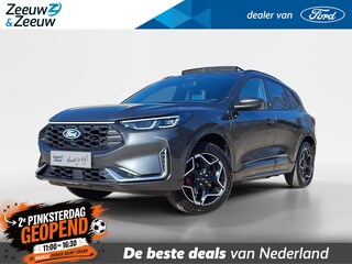 Ford Kuga 2.5 PHEV ST-Line X | Winterpack | El. Trekhaak | Panoramadak | 19" Lichtmetaal | 360Camera | Matrix Ledkoplampen | El. Achterklep | Adaptive cruisecontrol | Dodehoekdetectie | El verst. voorstoelen |