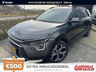 Kia Niro 1.6 GDi Hybrid ExecutiveLine , 1e Eigenaar, Schuif/ Kanteldak, Lederen Bekleding, Stoelkoeling/ Stoelverwarming, Stuurwielverwarming, Enz...