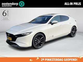 Mazda 3 2.0 e-SkyActiv-X M Hybrid 186 Takumi | Sport pakket | Sunroof Pack | Rood leder |