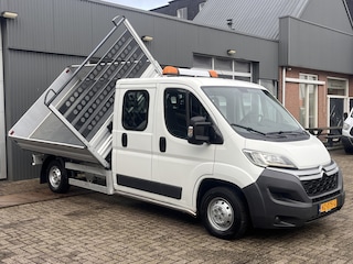 Citroën Jumper 35 2.2 HDI L3 3 Zijdenkipper Kieper Trekhaak 2500 kg trekgewicht 7-Persoons Telefoonverbinding 1e eigenaar open laadbak Pick-up P-up Euro 5 Kipper